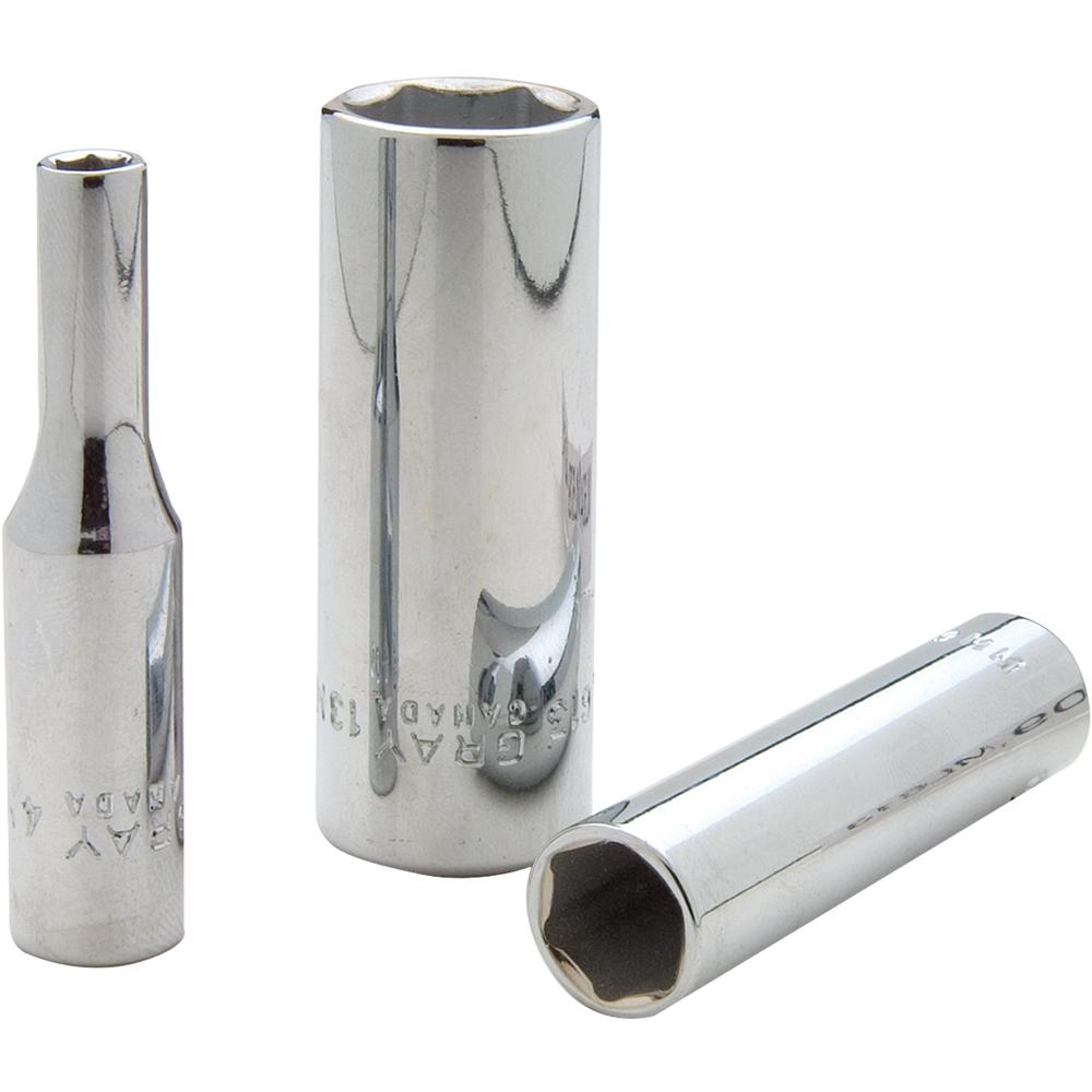 1/4 Drive 6 Point Metric Deep Length Sockets
