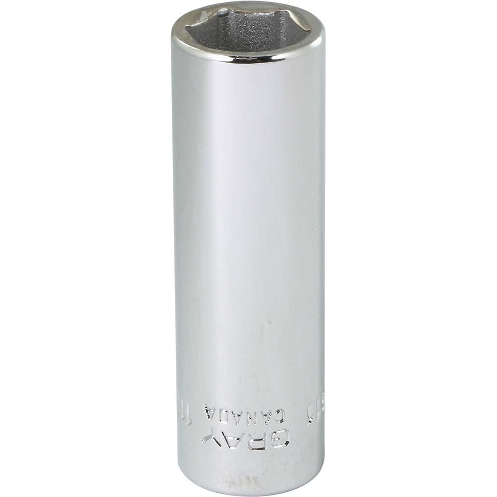 1/4 Drive 6 Point Metric Deep Length Sockets