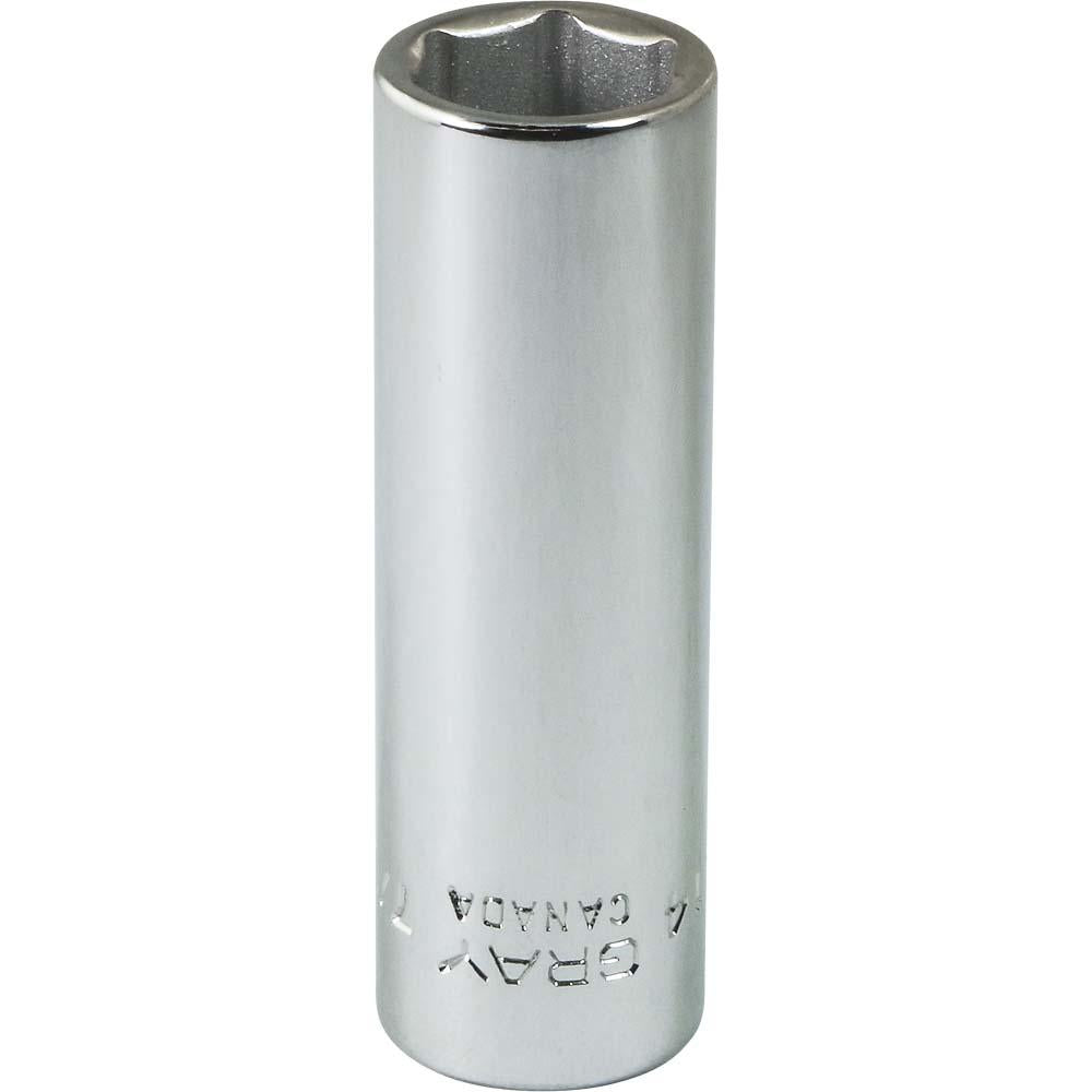 1/4 Drive 6 Point Deep Length Sockets