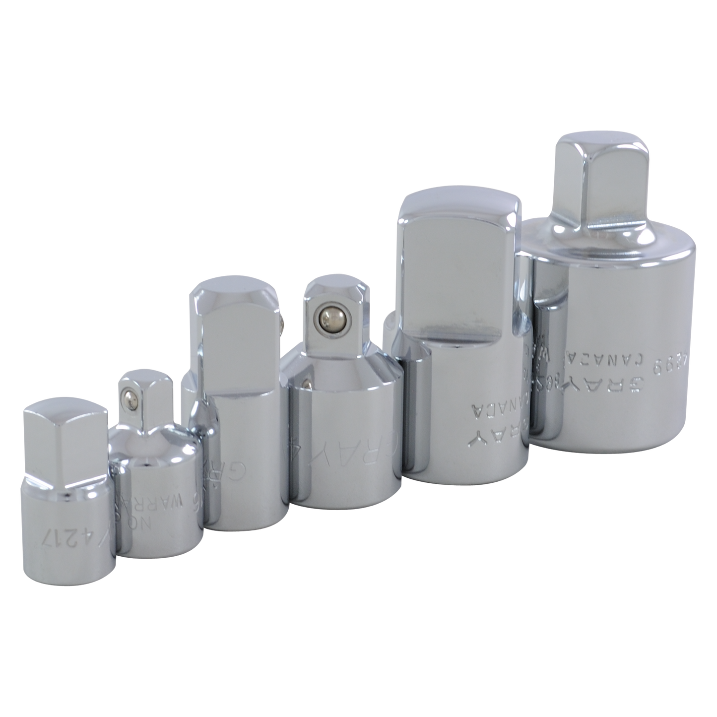 6 Piece Adapter Set (1/4. 3/8. 1/2. 3/4 Dr.)