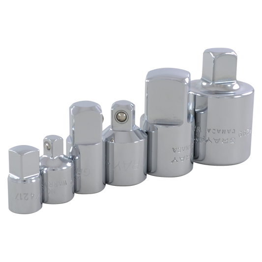 6 Piece Adapter Set (1/4. 3/8. 1/2. 3/4 Dr.)