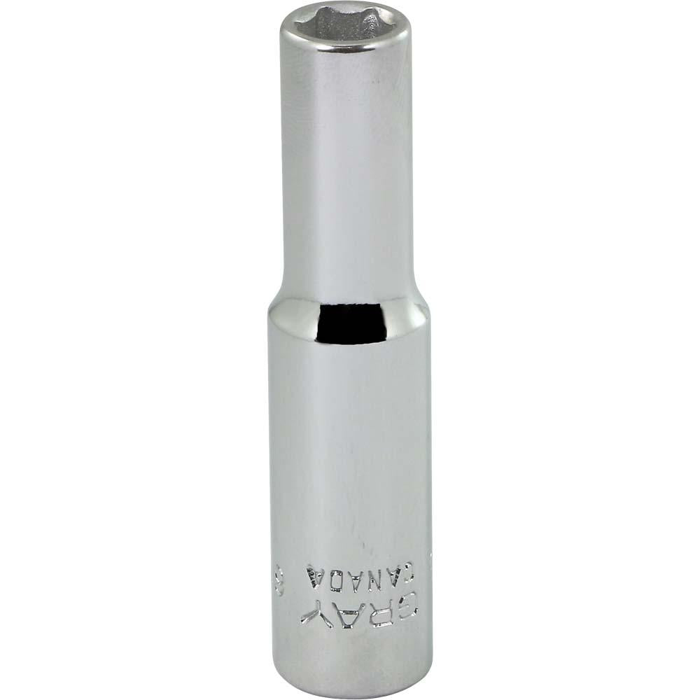 1/4 Drive 6 Point Metric Deep Length Sockets
