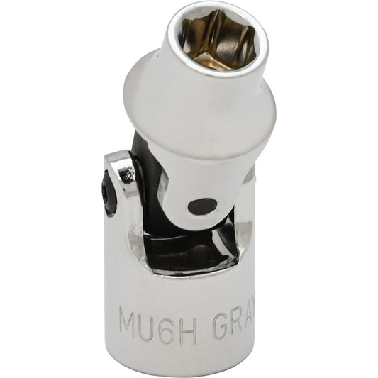 1/4 Drive 6 Point Universal Joint Sockets - Standard Length