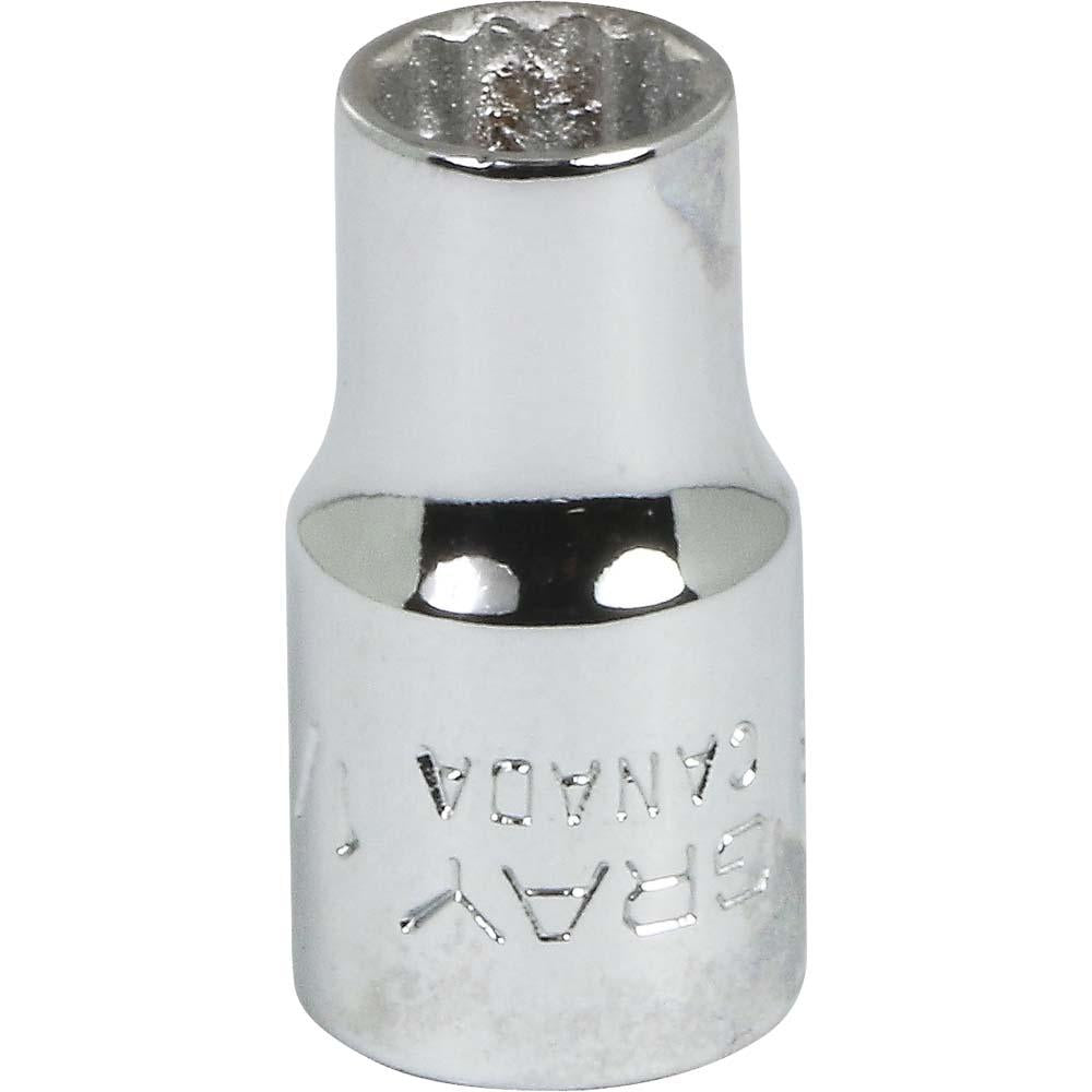 1/4 Drive 12 Point Standard Length Sockets