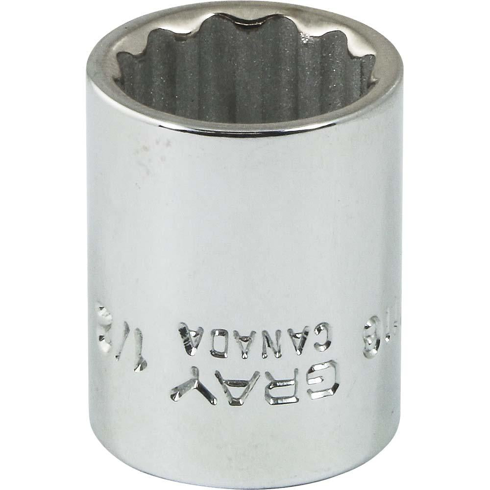 1/4 Drive 12 Point Standard Length Sockets