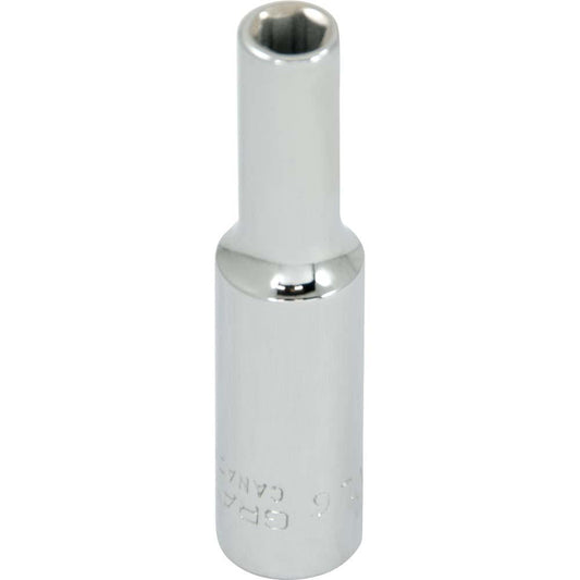 1/4 Drive 6 Point Deep Length Sockets