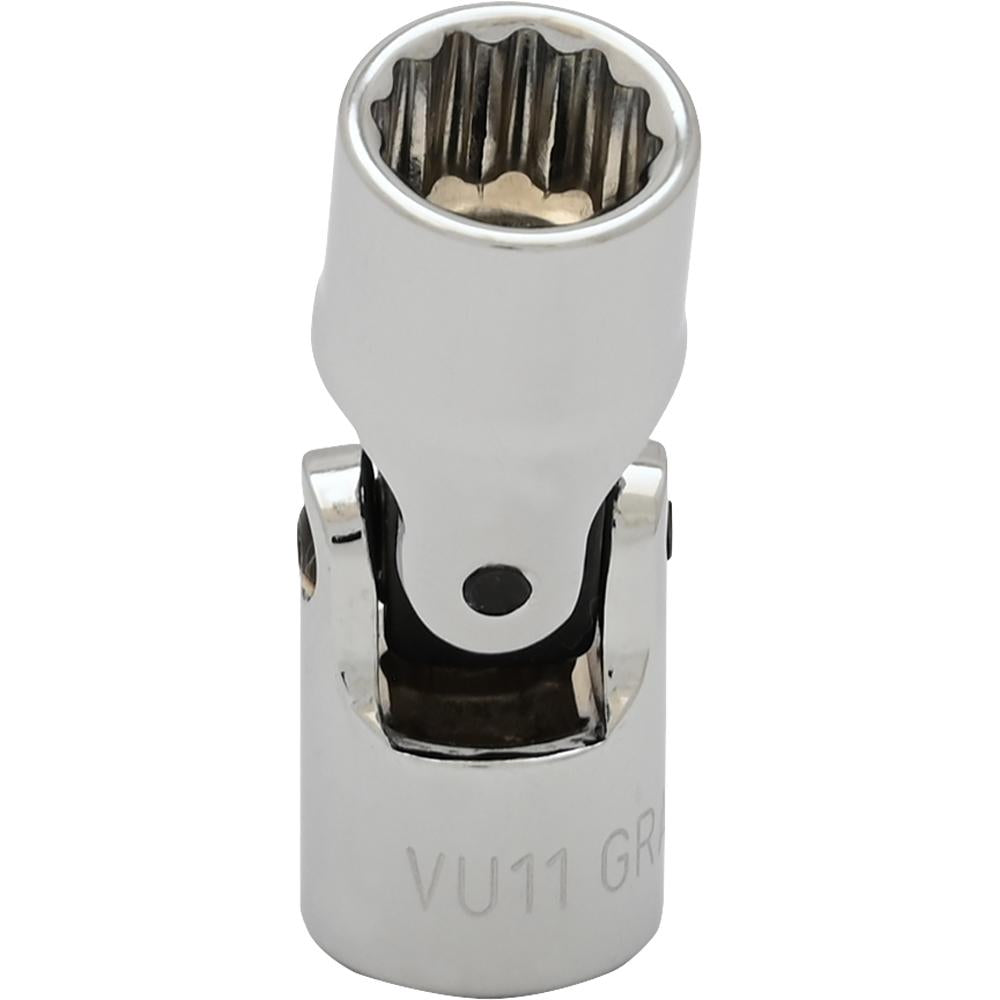 1/4 Drive 12 Point Universal Joint Sockets - Standard Length